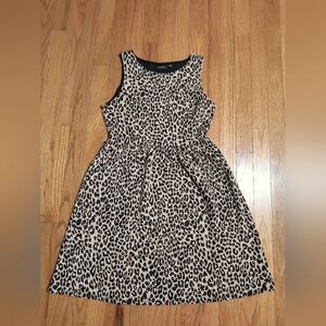 3/$10⭐ Apt. 9 leopard print dress, women's small, black and tan